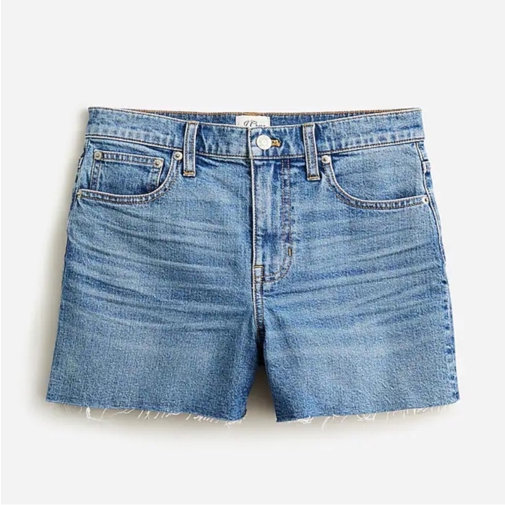 J Crew High Rise Denim Shorts